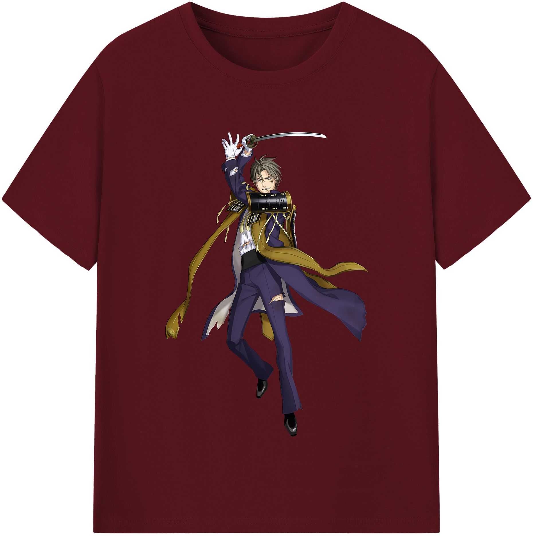 （画像用） 刀剣乱舞 Touken Ranbu 綿100％半袖Tシャツ（フロントプリント）